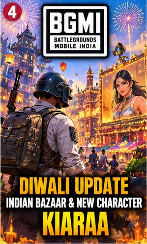 BGMI Celebrates Diwali With Indian Bazaar and New Character Kiaraa