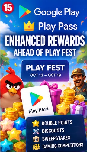 Google Play Pass Members Receive Enhanced Rewards as Play Fest Approaches