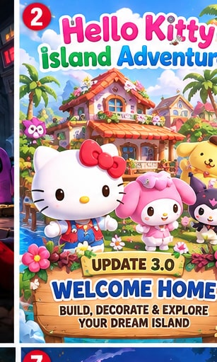 Hello Kitty Island Adventure Update 3.0 Lets Players Build Their Own Dream Homes