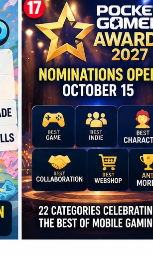 Pocket Gamer Awards 2027 Opens Nominations Next Week With 22 Categories