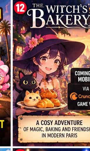 The Witch's Bakery Is Coming to Mobile Through Crunchyroll Game Vault