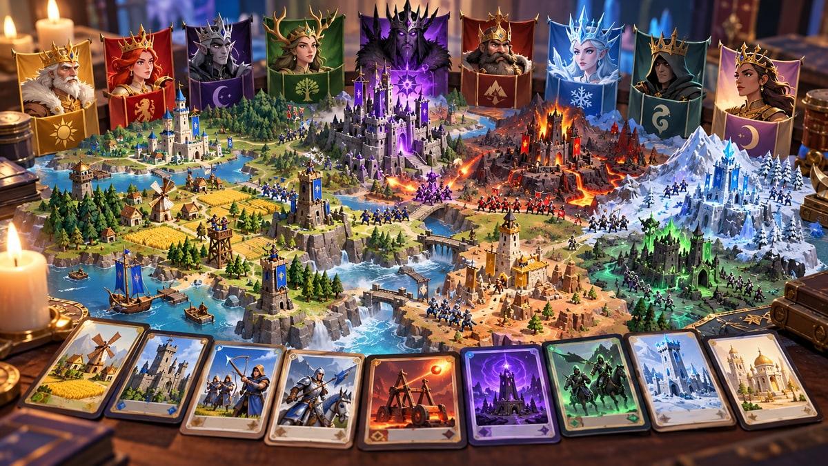 9 Kings Launches on Smartphones With Kingdom Building, Cards and Ridiculous Strategic Combinations