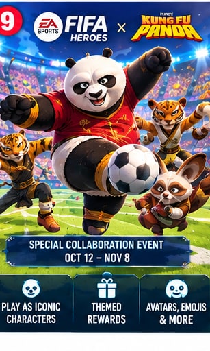 FIFA Heroes Adds Kung Fu Panda Characters Because Football Apparently Needed More Martial Arts
