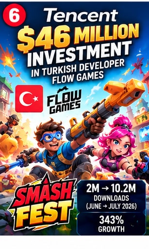 Tencent Backs Turkish Mobile Developer Flow Games With $46 Million Funding Package