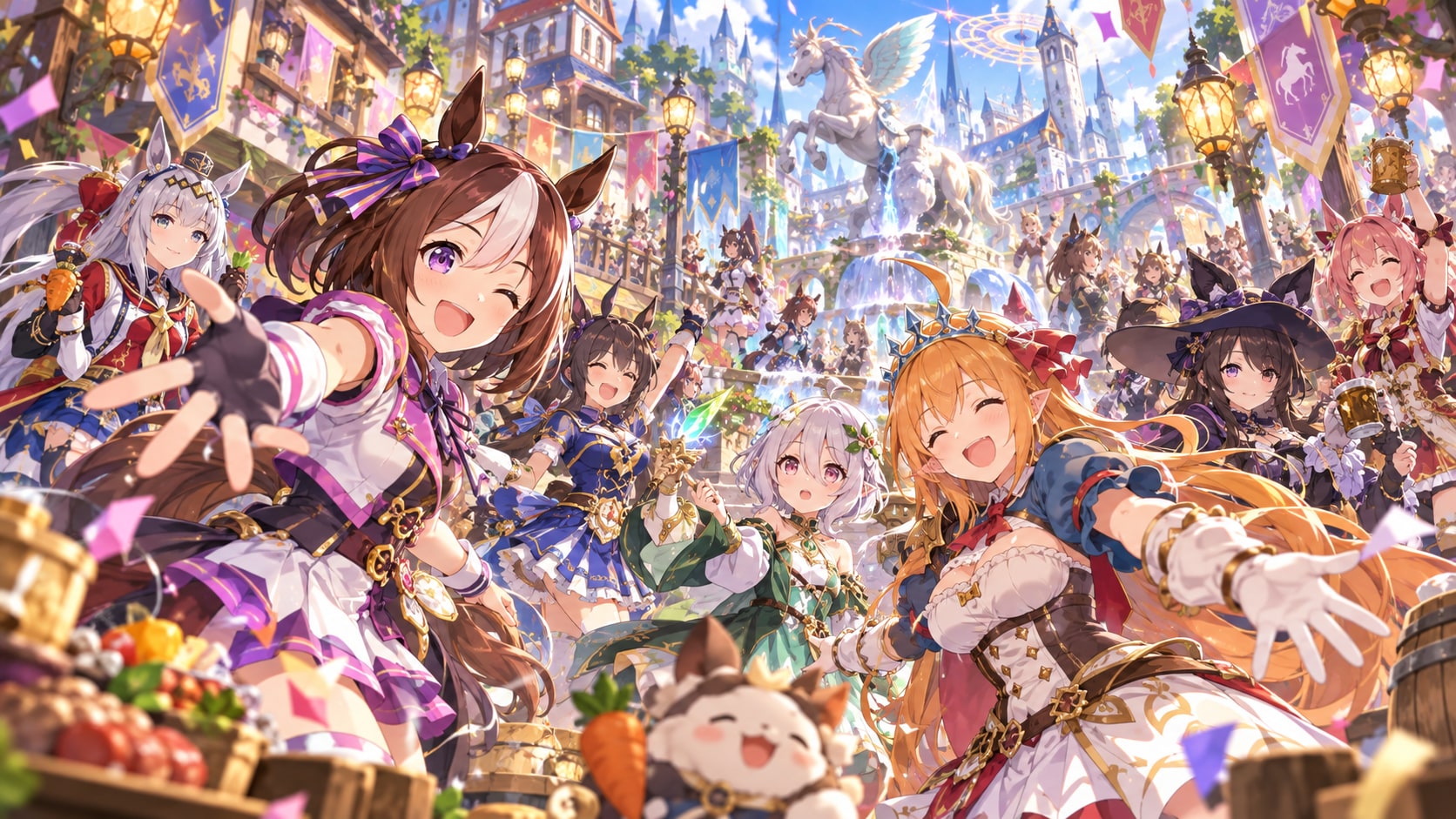 Princess Connect Re:Dive Reveals Uma Musume Collaboration With Gold Ship, Almond Eye and Halloween Rewards