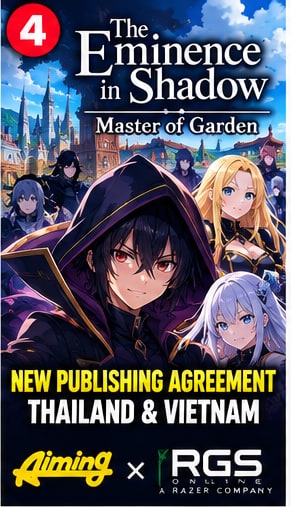 Aiming Signs Exclusive Thailand and Vietnam Publishing Agreement for The Eminence in Shadow: Master of Garden